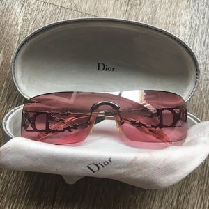 Authentic Christian Dior Pink Sunglasses
